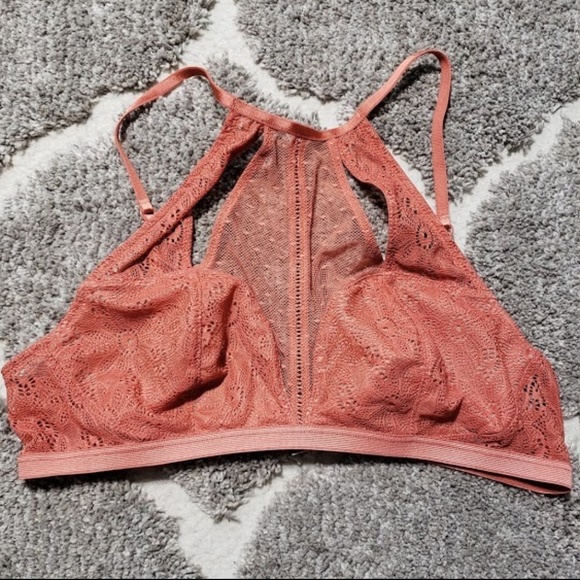 Victoria's Secret Other - Victoria's Secret High Neck Lace Bralette NEW